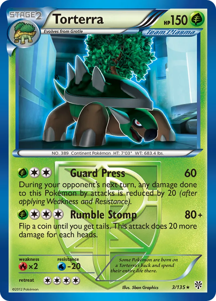 Torterra #3 Plasma Storm Pokemon card