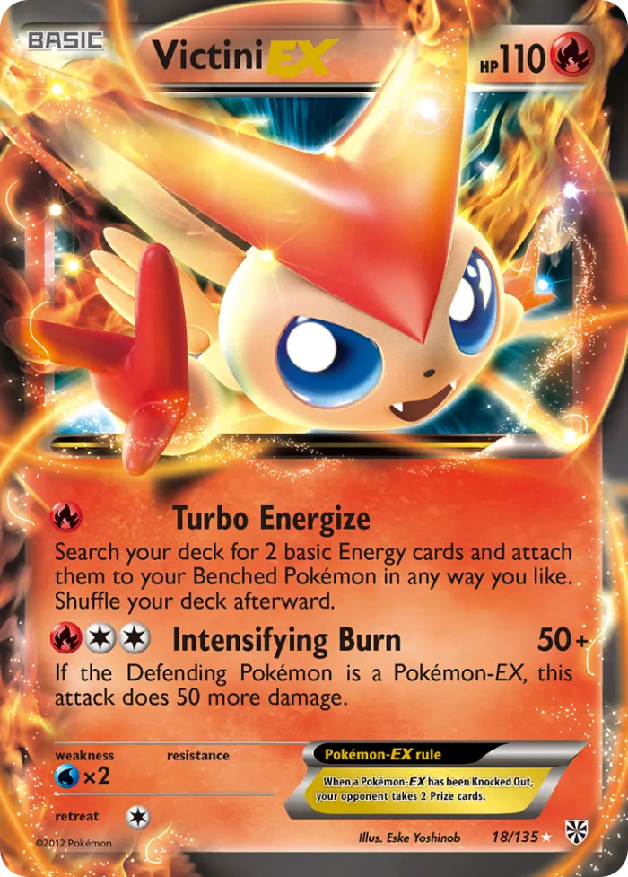 Victini-EX #18 Plasma Storm Pokemon card
