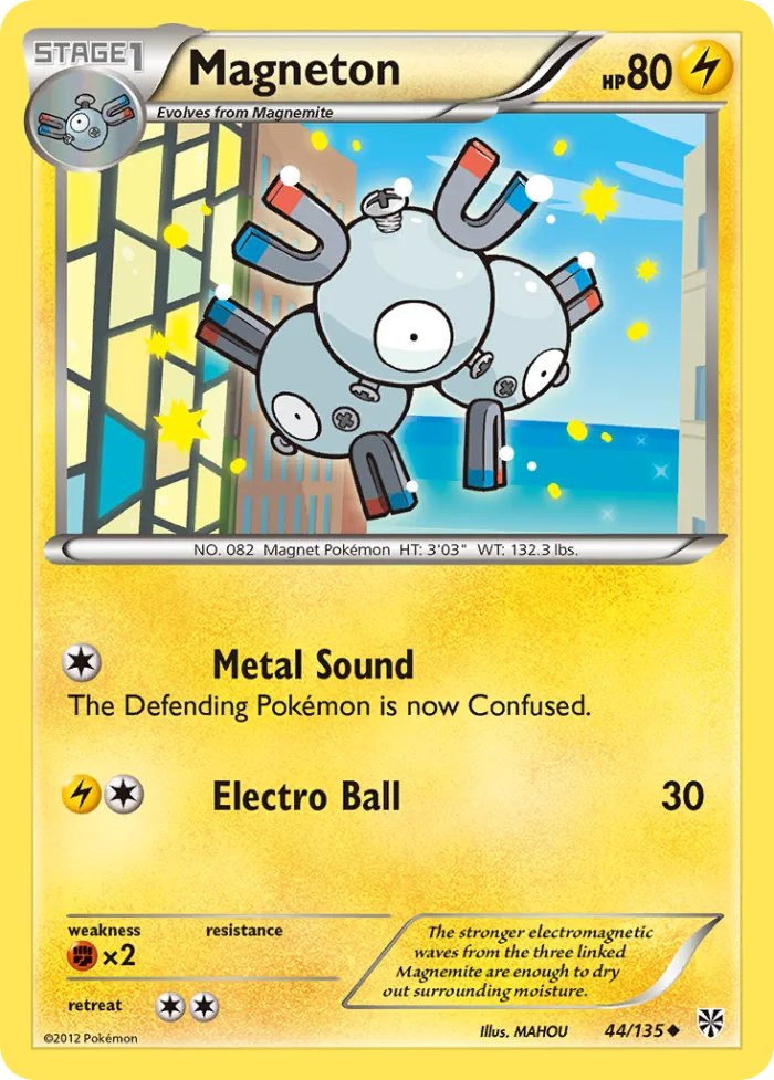 Magneton #44 Plasma Storm Pokemon card