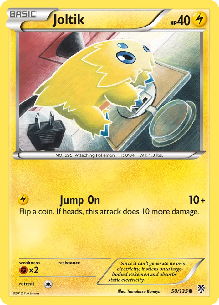 Joltik #50 Plasma Storm Pokemon card