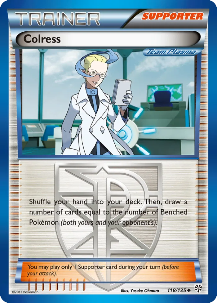 Colress #118 Plasma Storm Pokemon card