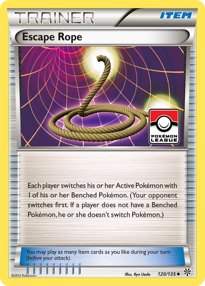 Escape Rope #120 Plasma Storm Pokemon card
