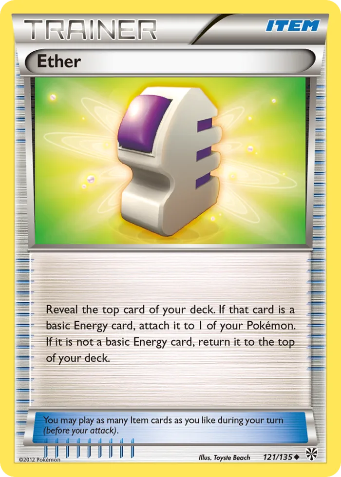 Ether #121 Plasma Storm Pokemon card