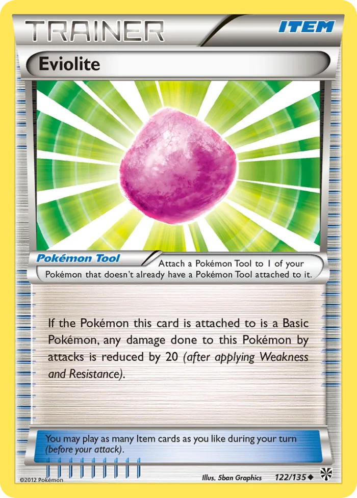 Eviolite #122 Plasma Storm Pokemon card