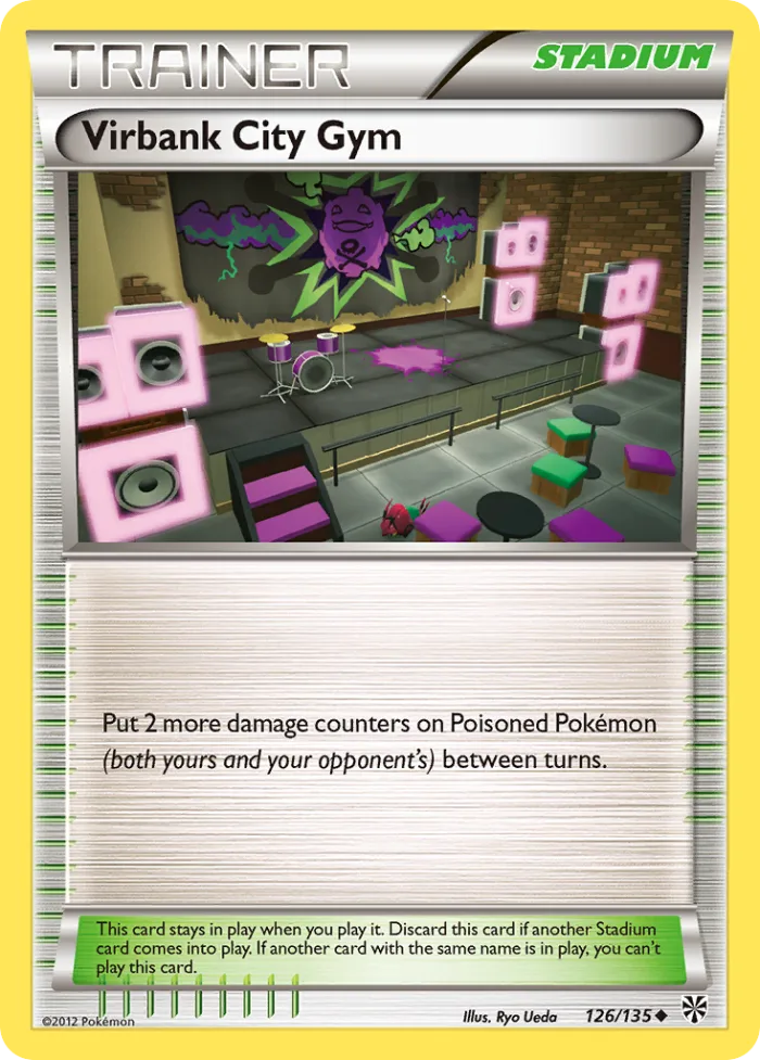 Virbank City Gym #126 Plasma Storm Pokemon card