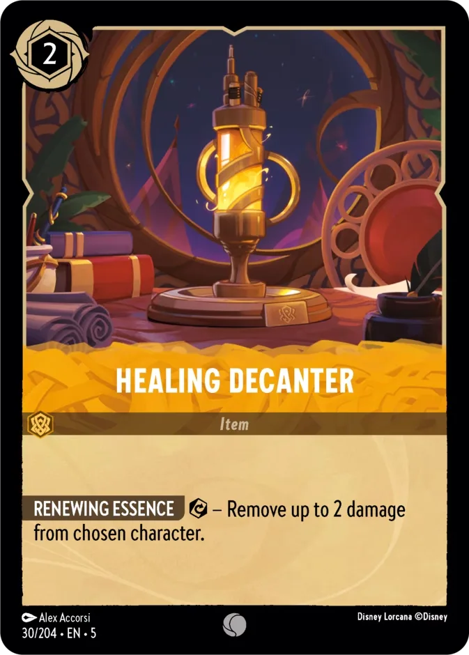 Healing Decanter #30 Shimmering Skies Disney Lorcana card