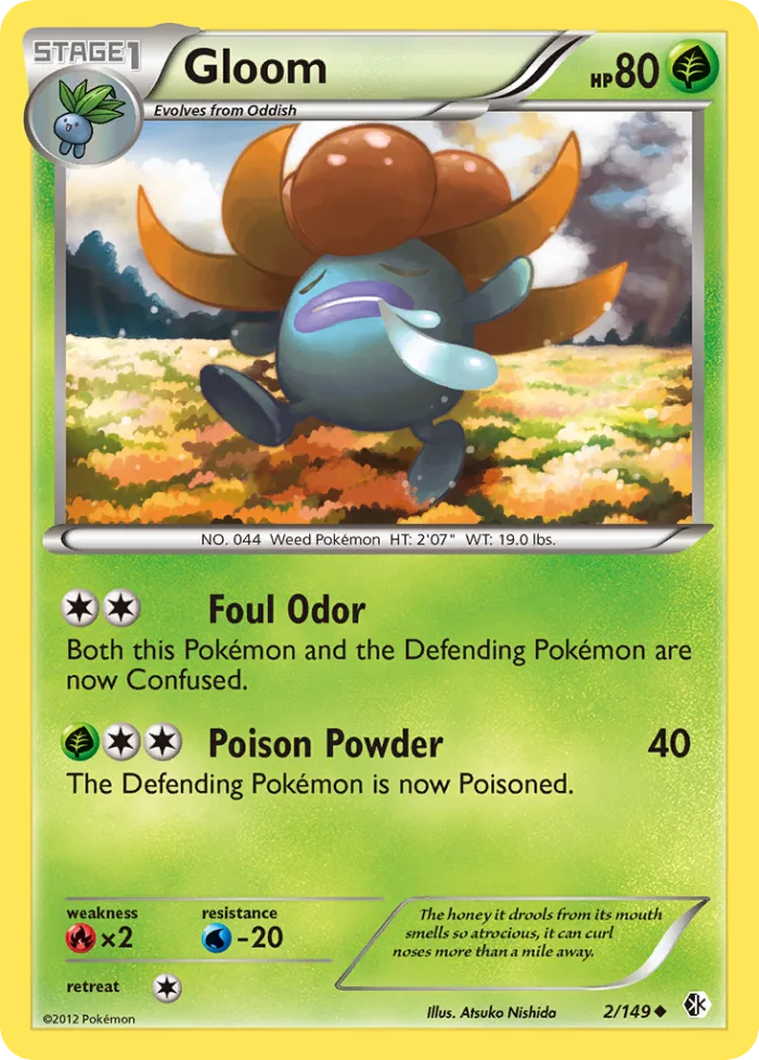 Gloom #2 Boundaries Crossed Pokemon card