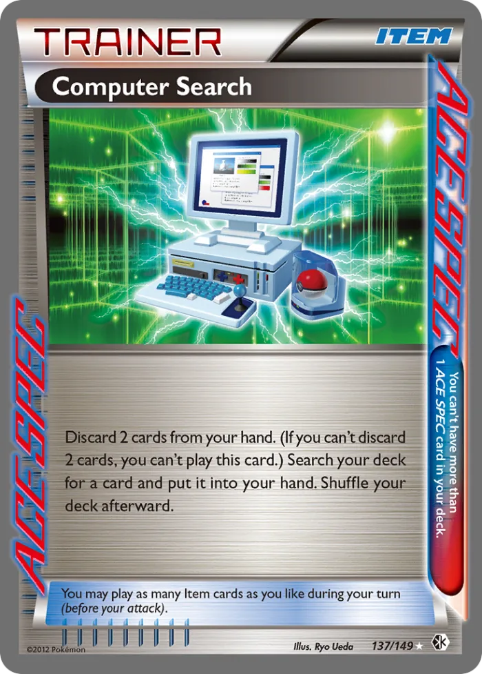 Computer Search #137 Boundaries Crossed Pokemon card