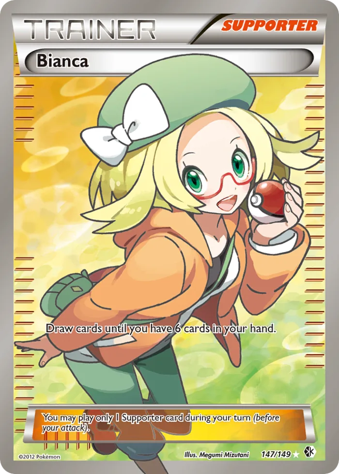Bianca #147 Boundaries Crossed Pokemon card