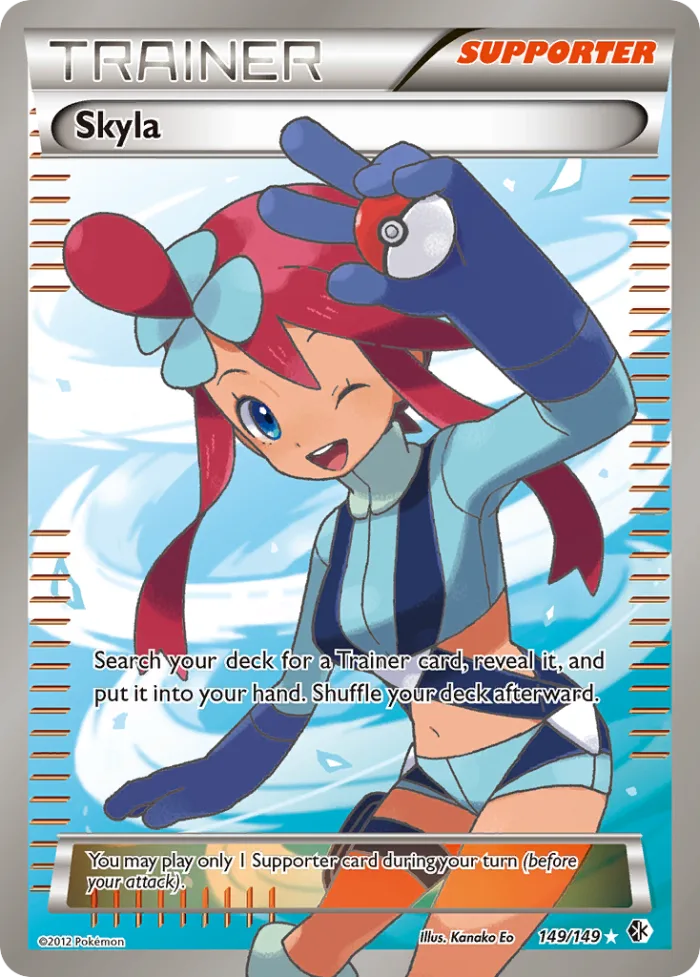 Skyla #149 Boundaries Crossed Pokemon card