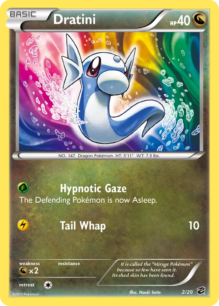 Dratini #2 Dragon Vault Pokemon card