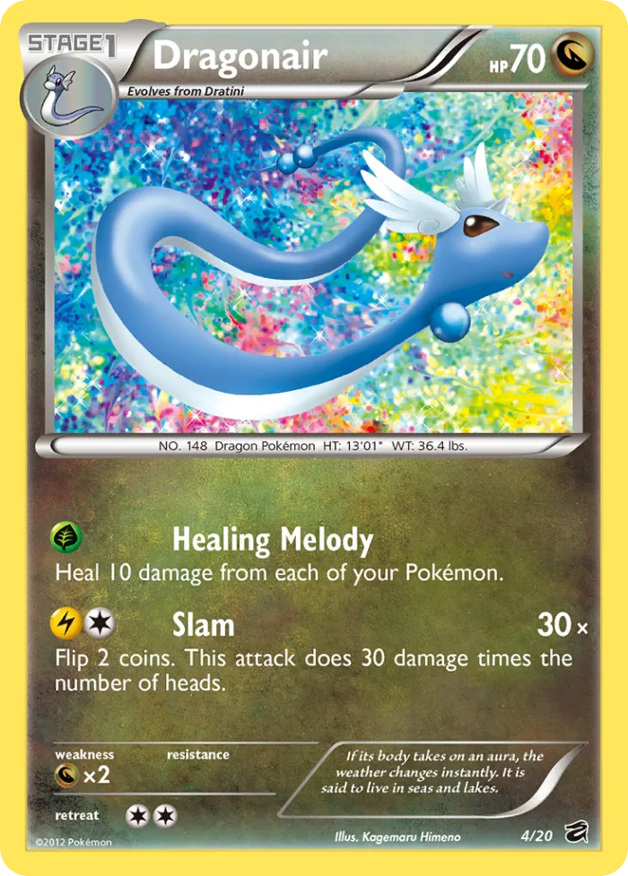 Dragonair #4 Dragon Vault Pokemon card