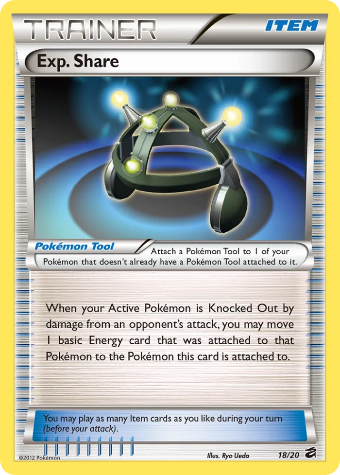 Exp. Share #18 Dragon Vault Pokemon card