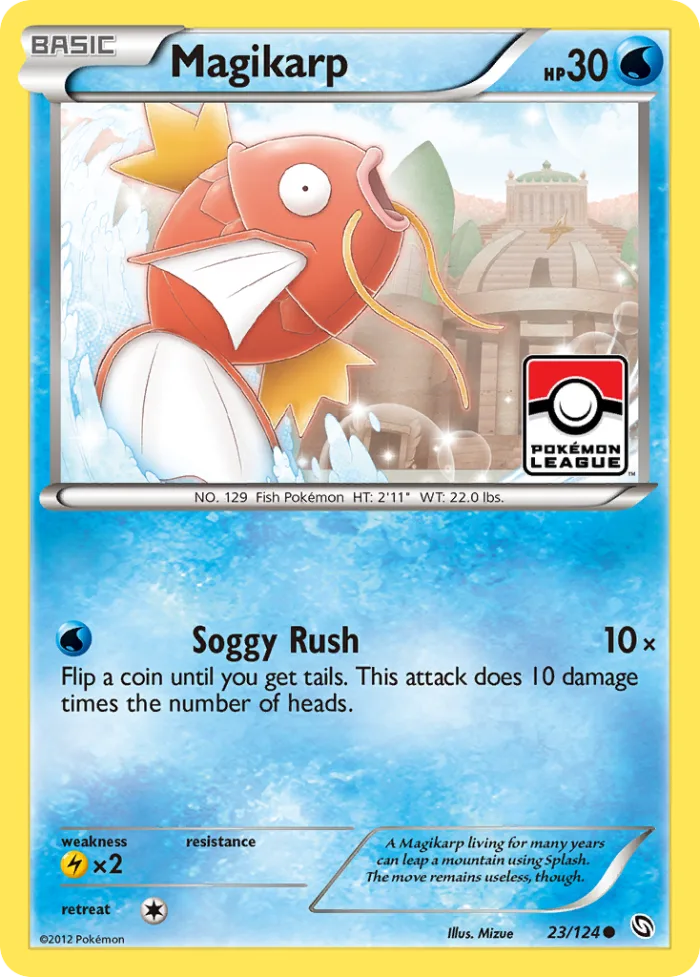 Magikarp #23 Dragons Exalted Pokemon card