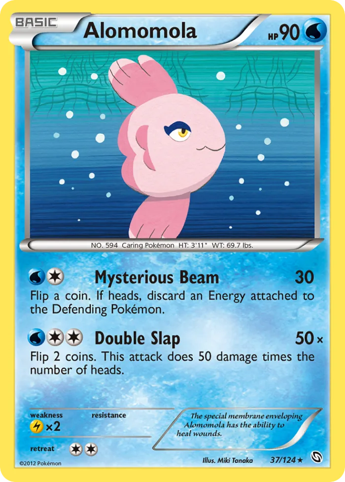 Alomomola #37 Dragons Exalted Pokemon card