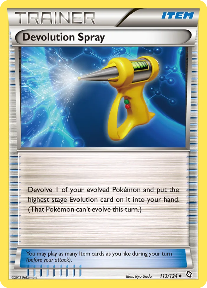 Devolution Spray #113 Dragons Exalted Pokemon card