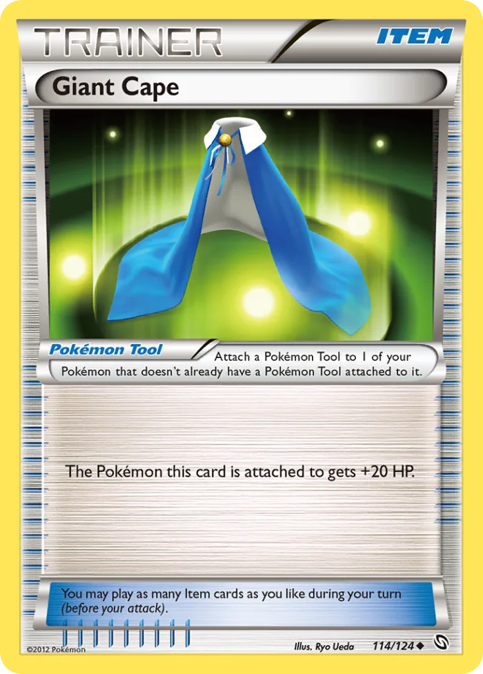 Giant Cape #114 Dragons Exalted Pokemon card