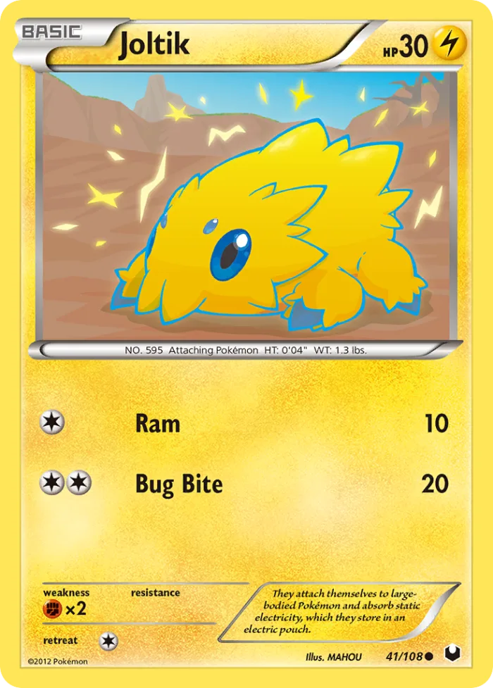 Joltik #41 Dark Explorers Pokemon card