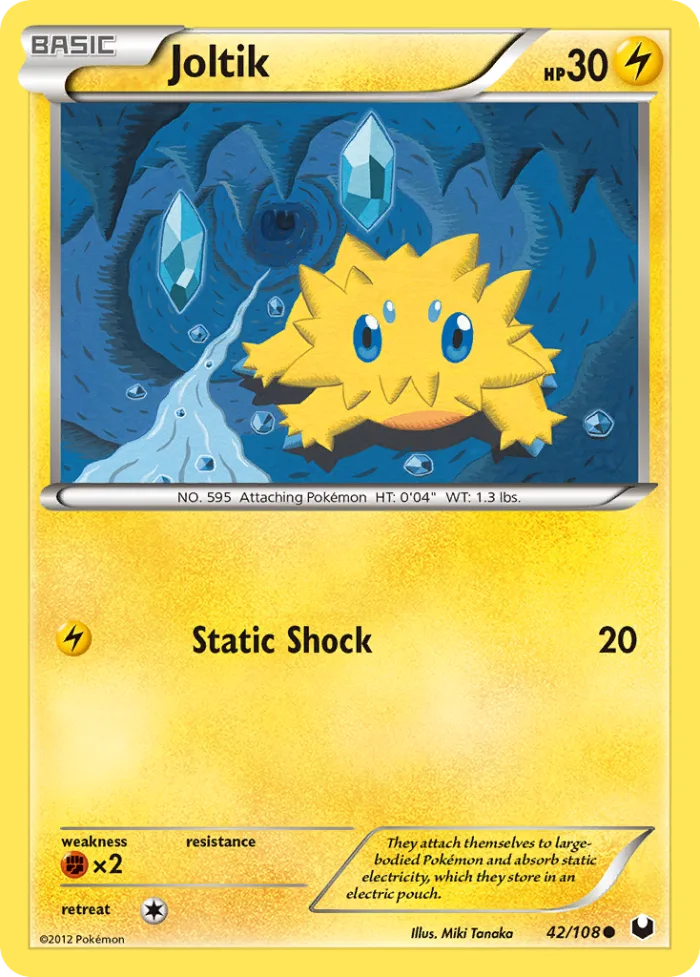 Joltik #42 Dark Explorers Pokemon card