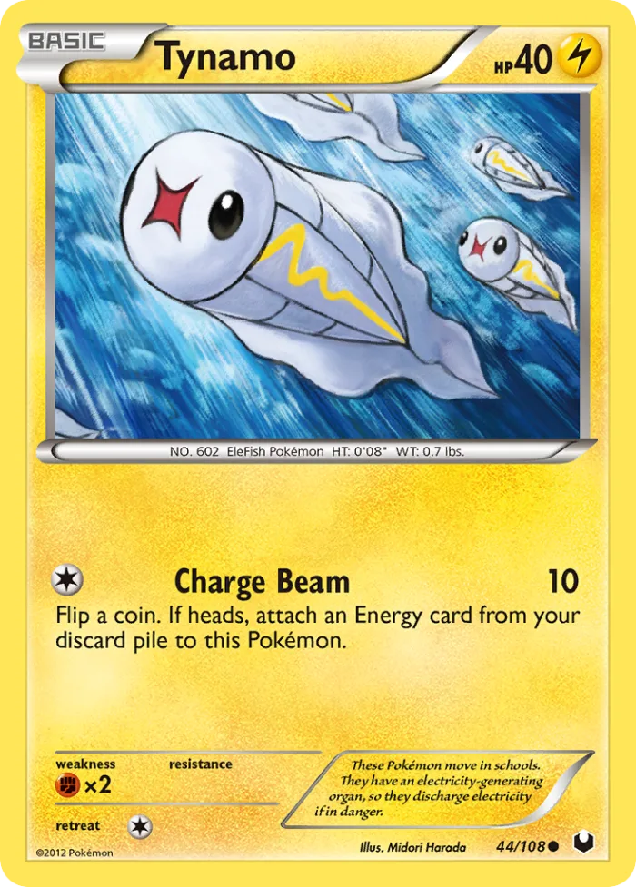 Tynamo #44 Dark Explorers Pokemon card