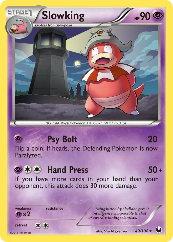 Slowking #49 Dark Explorers Pokemon card
