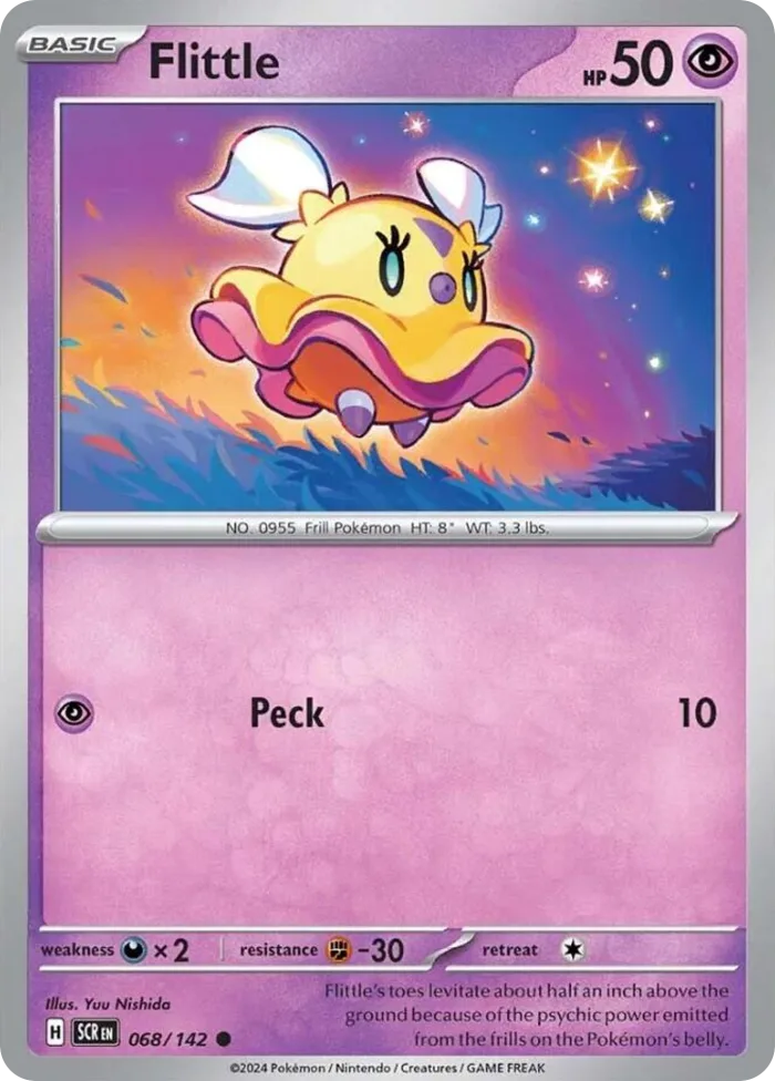 Flittle #68 Stellar Crown Pokemon card