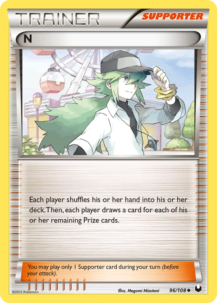 N #96 Dark Explorers Pokemon card