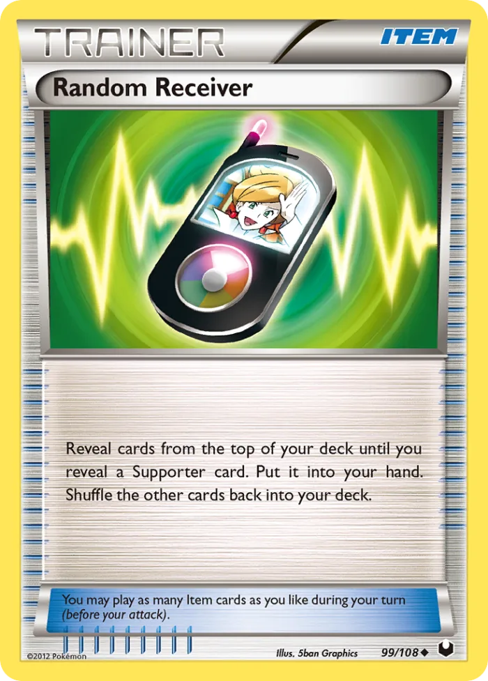 Random Receiver #99 Dark Explorers Pokemon card