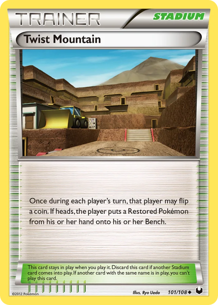 Twist Mountain #101 Dark Explorers Pokemon card