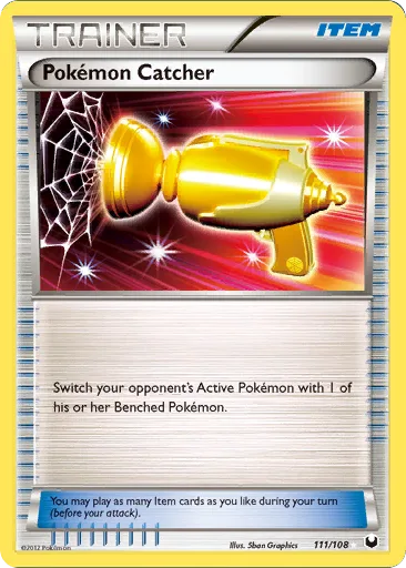 Pokémon Catcher #111 Dark Explorers Pokemon card