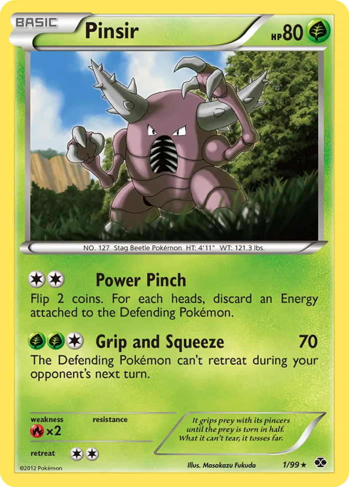 Pinsir #1 Next Destinies Pokemon card