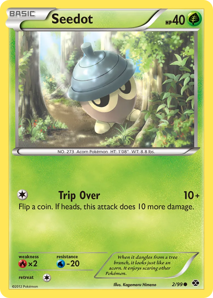 Seedot #2 Next Destinies Pokemon card