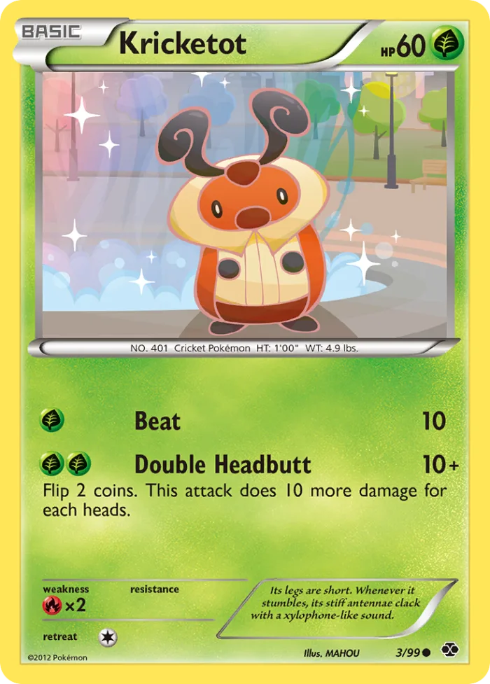 Kricketot #3 Next Destinies Pokemon card