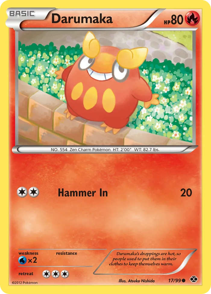 Darumaka #17 Next Destinies Pokemon card