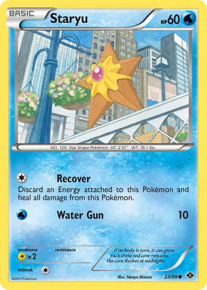 Staryu #23 Next Destinies Pokemon card