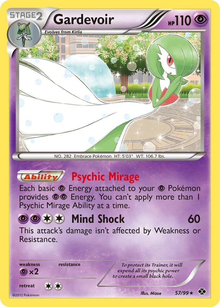 Gardevoir #57 Next Destinies Pokemon card