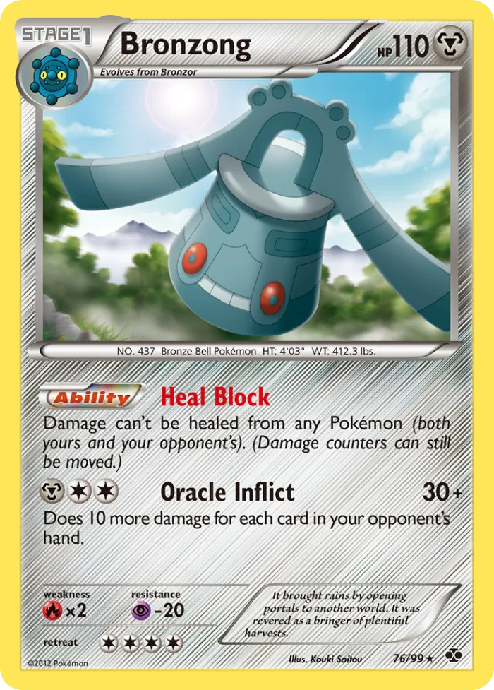 Bronzong #76 Next Destinies Pokemon card