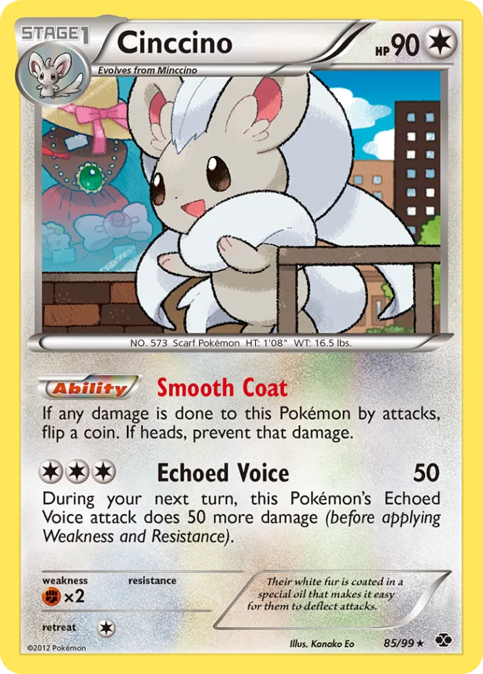 Cinccino #85 Next Destinies Pokemon card
