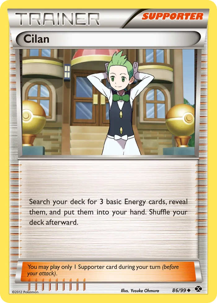 Cilan #86 Next Destinies Pokemon card