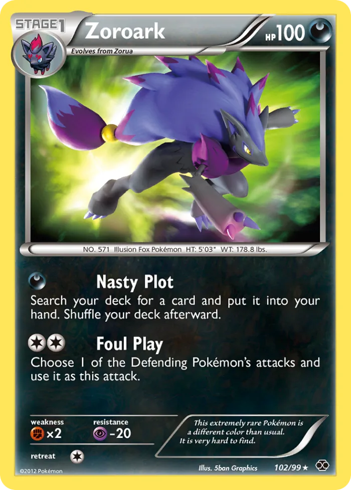 Zoroark #102 Next Destinies Pokemon card