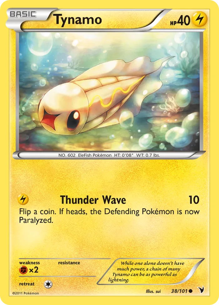 Tynamo #38 Noble Victories Pokemon card