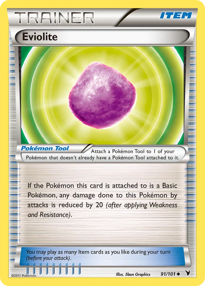 Eviolite #91 Noble Victories Pokemon card