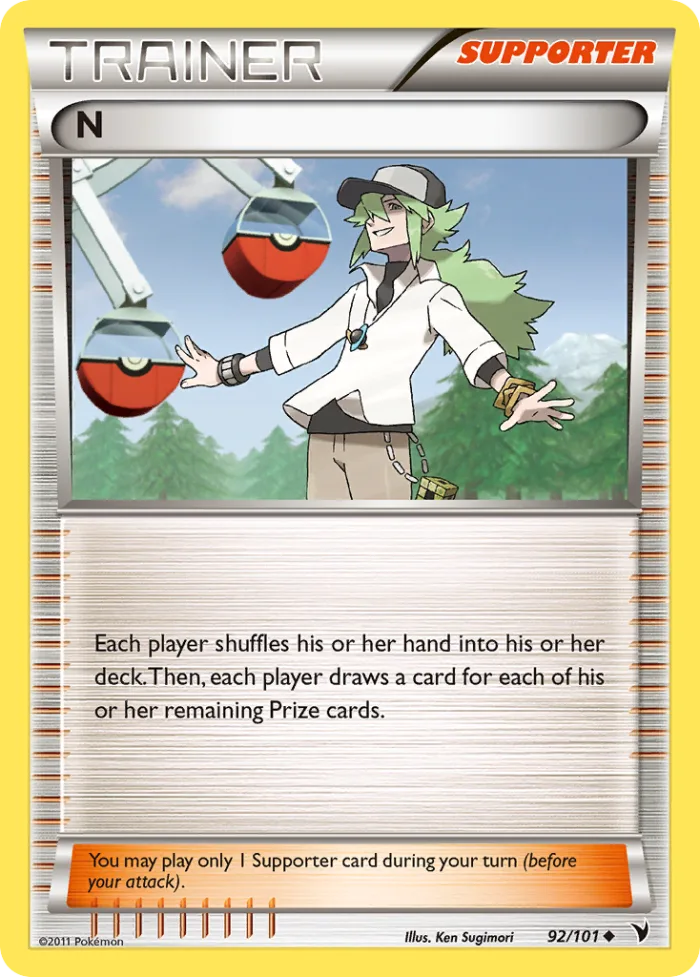 N #92 Noble Victories Pokemon card