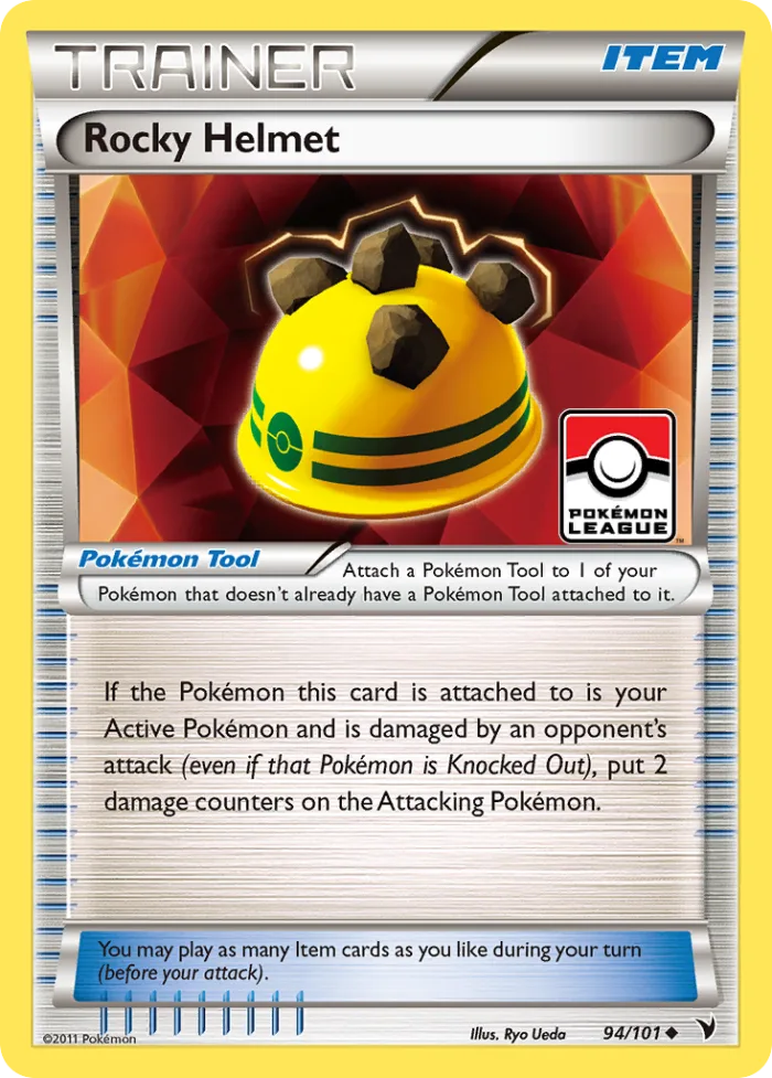 Rocky Helmet #94 Noble Victories Pokemon card