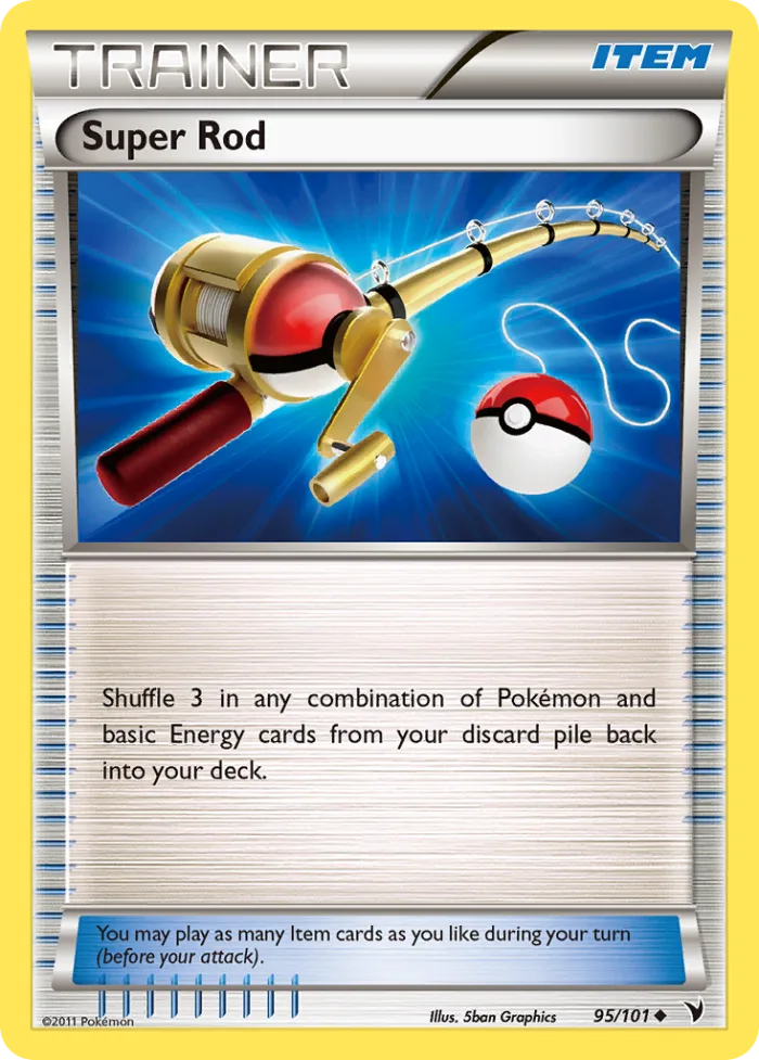 Super Rod #95 Noble Victories Pokemon card