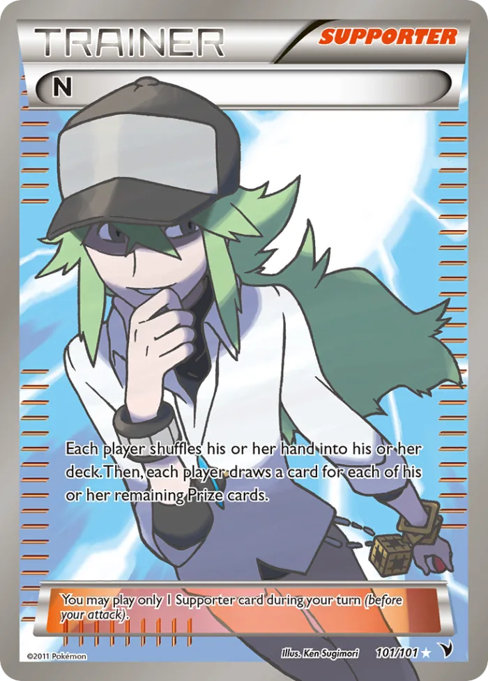 N #101 Noble Victories Pokemon card