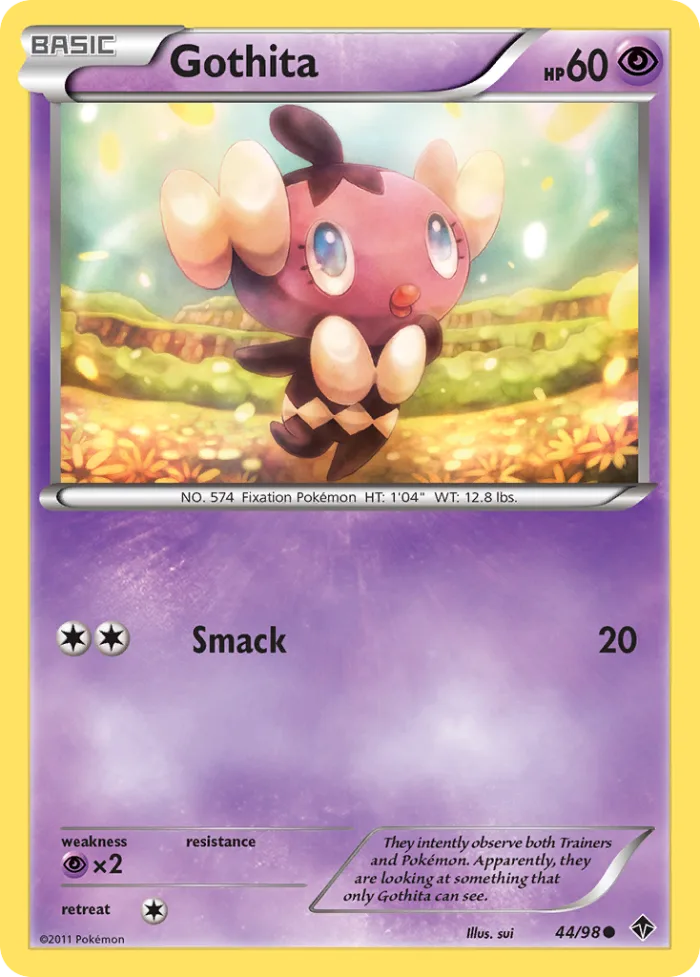 Gothita #44 Emerging Powers Pokemon card