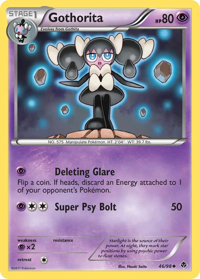 Gothorita #46 Emerging Powers Pokemon card