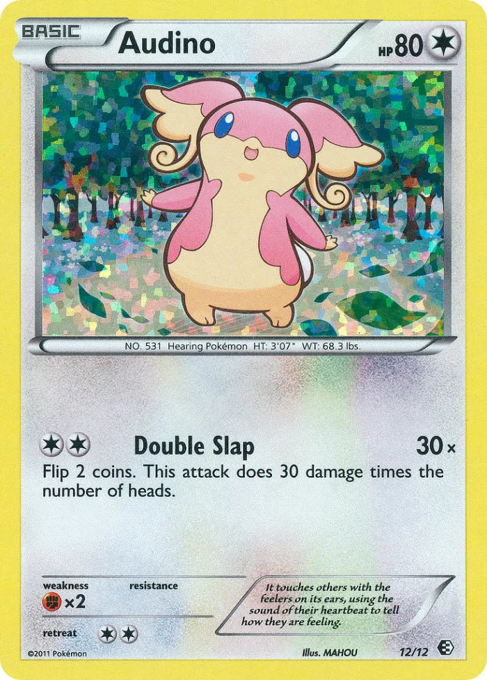 Audino #12 McDonald's Collection 2011 Pokemon card