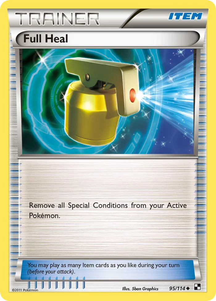 Full Heal #95 Black & White Pokemon card